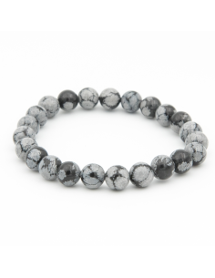 OBSIDIENNE NEIGE 8MM AB 2
